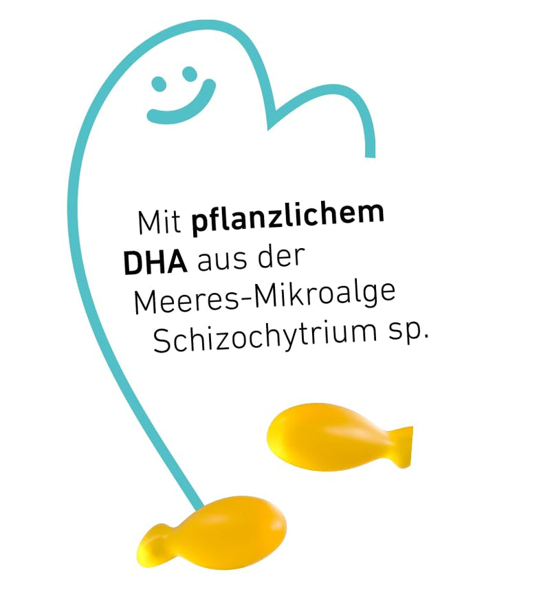 [Australia] - inne Whole Brainne™ DHA memo - plant-based DHA for children, to support brain function, from 3 years, 40 soft capsules 