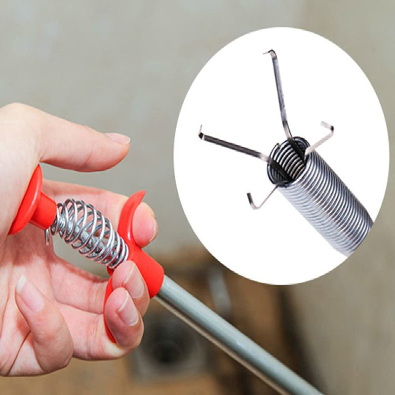 [Australia] - Flexible Grabber Claw Pick Up Reacher Tool with 4 Claws Bendable Hose Pickup Reaching Assist Tool for Litter Pick, Home Sink, Drains, Toilet(24 Inches) 1 Pack 