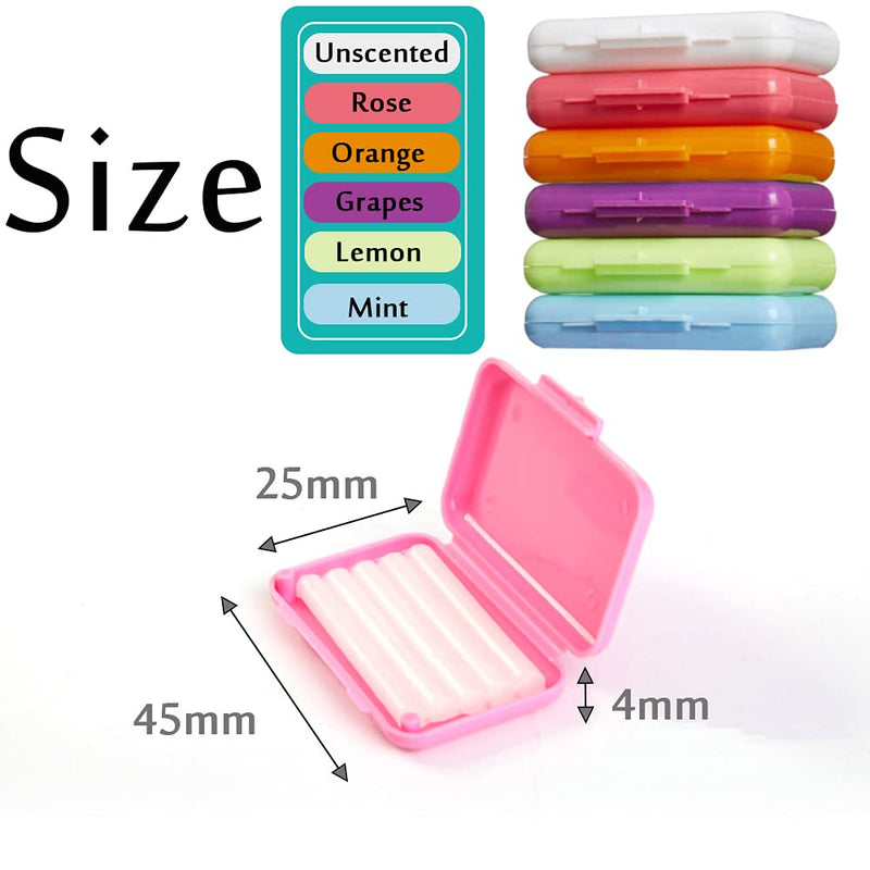 [Australia] - Braces Wax for Teeth 12 Pack Dental Care Orthodontic Wax for Braces Wearer (12 Pack, Colorful) 