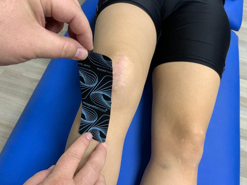 Magnetic Tape® (Pack of 2) 5mx5cm, Adhesive Elastic Bandage with Magnetic Particles, Kinesiotape, Neuromuscular Bandage, Kinesiology Tape, Sport Tape