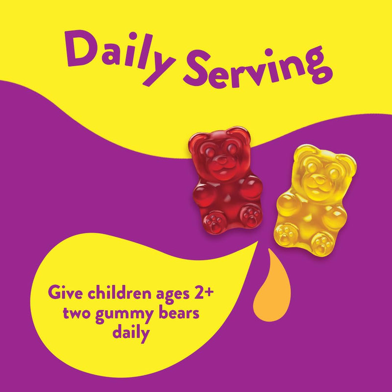[Australia] - L’il Critters Fiber Daily Gummy Supplement for Kids, for Digestive Support, Berry and Lemon Flavors, 90 Gummies 90 Count (Pack of 1) 
