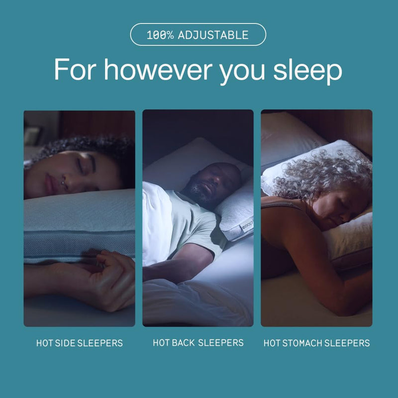 [Australia] - Coop Home Goods Extra Oomph Cool+ Pillow Fill, Gel-Infused, Plus Shaped Memory Foam Filling for More Airflow, Extra Fill Filler for Eden Cool+ Pillows, GREENGUARD Gold & CertiPUR-US Certified Extra Oomph for Cool+ Pillow 