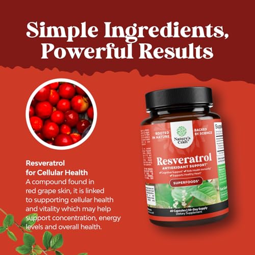 Bundle of Youthful Trans Resveratrol Supplement and Vitamin B3 Nicotinamide 500mg Capsules - With AMPK Activator Brain Booster Immune Support - Mitochondrial Energy and Potent Skin Supplement
