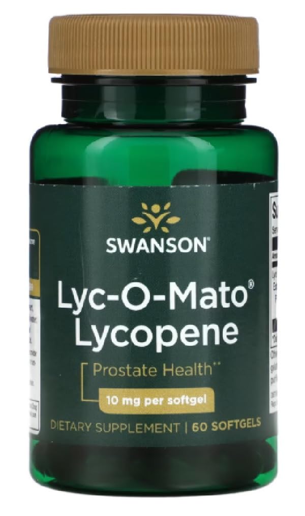 [Australia] - Swanson - LYC-O-MATO - Lycopene | Antioxidant Support for Heart & Prostate Health - 10mg, 60 capsules 