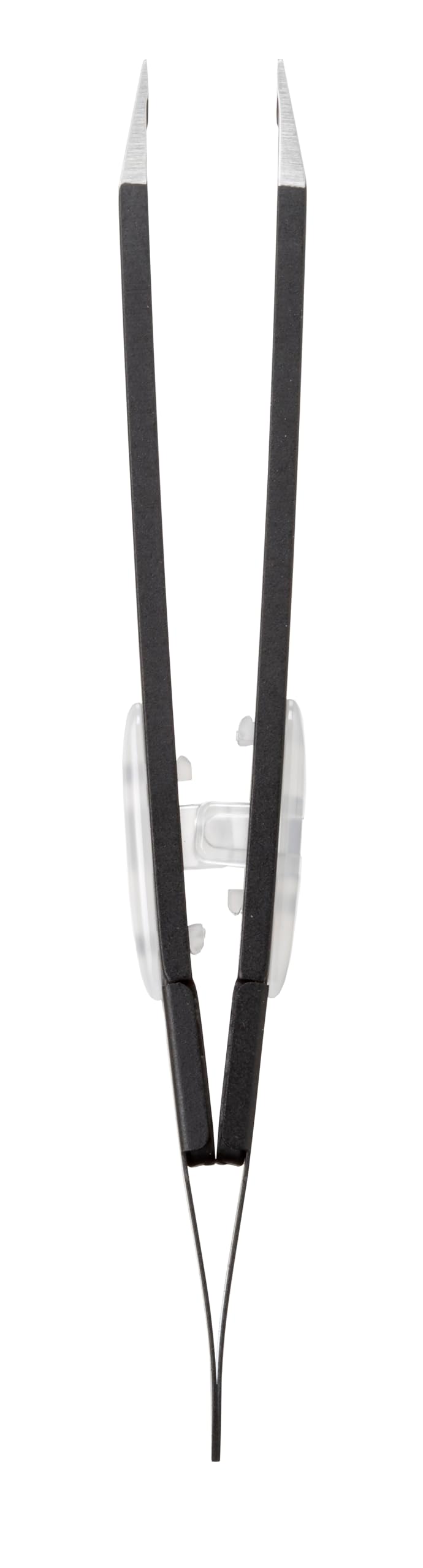 SEKI EDGE SS-518 Amazing Tweezer - Slant Tip Stainless Steel Black