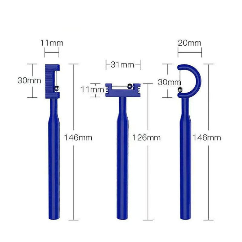 [Australia] - LJTT 3Pcs Kids Tongue Tip Lateralization Elevation Tools Tongue Tip Exercise Oral Muscle Training Autism Speech Therapy Talk-Tool 