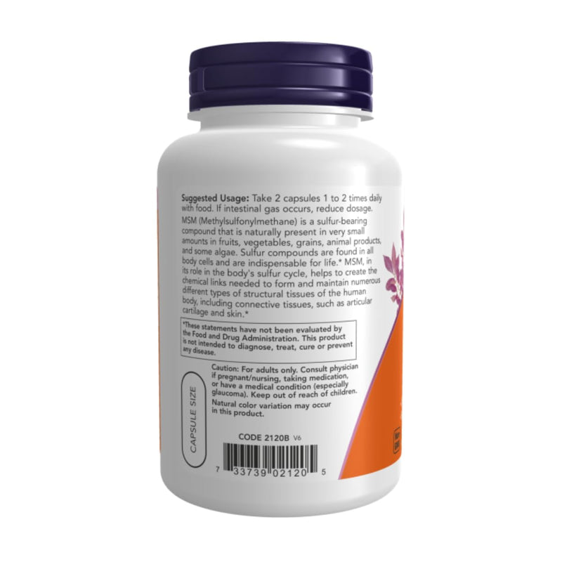 [Australia] - Now Foods, Msm 1000mg, 120 Capsules 