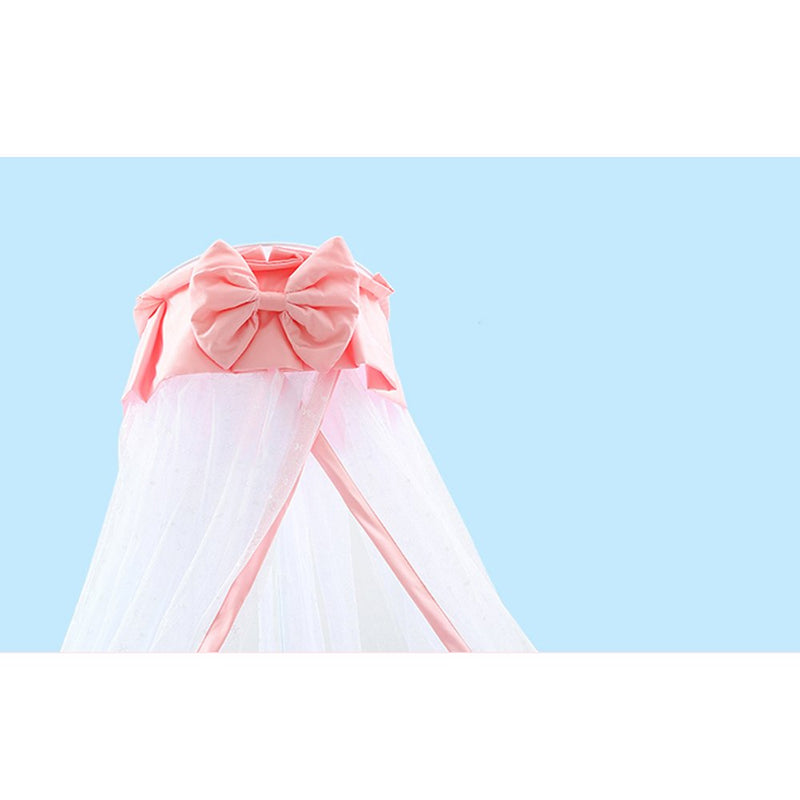 [Australia] - CdyBox Breathable Crib Netting Bed Curtains Canopy for Kids Mosquito Net Bedroom Decor (Pink, Mosquito net) Pink 
