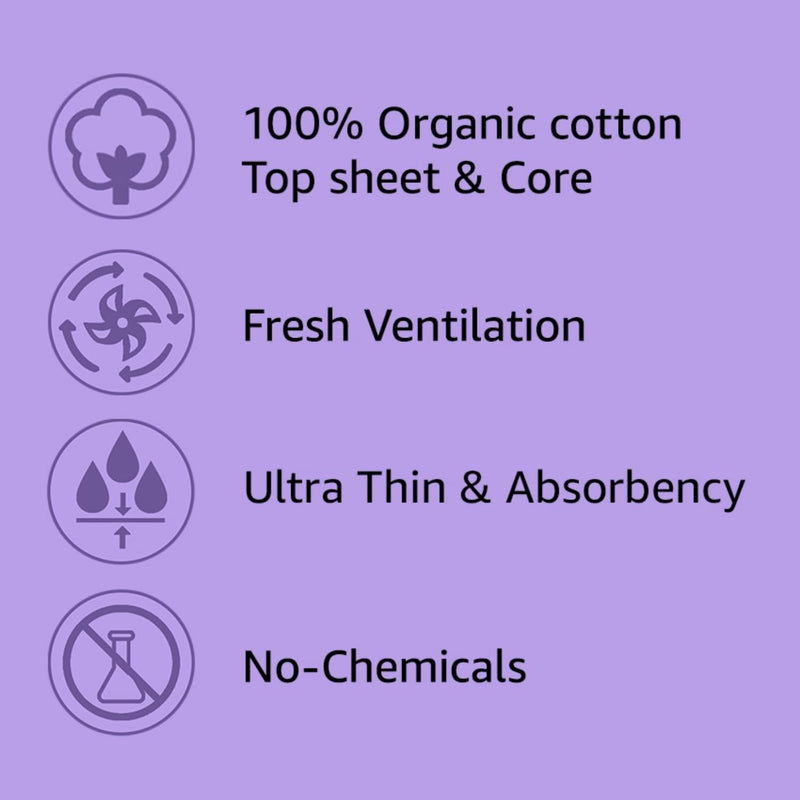 [Australia] - Super Long Overnight Pads Sanitary Pads, 100% Organic Cotton from Texas, Heavy Absorbency, Powerful Leak Protection, Unscented, Extra Long Length Pads for Women (10 Count) Super Long Pad 10 Count (Pack of 1) 