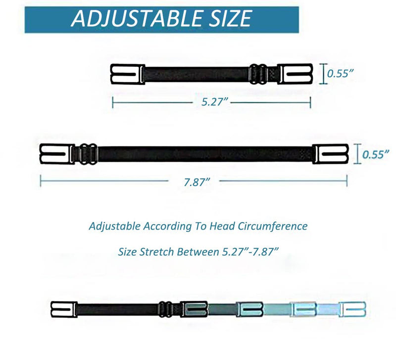 [Australia] - Adjustable Ear Strap Saver Extenders [5 Pack] Extender Holder Comfortable Ear Cord Extension Buckle Hook Band Clip for Adults/Kids 