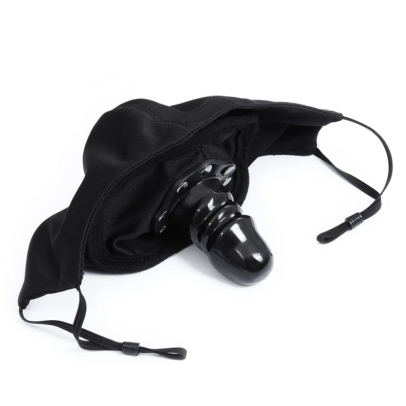 FST Penis Mouth Ball Gag with Adjustable Head Harness BDSM Fetish Slave Restraints for Men Women Couples