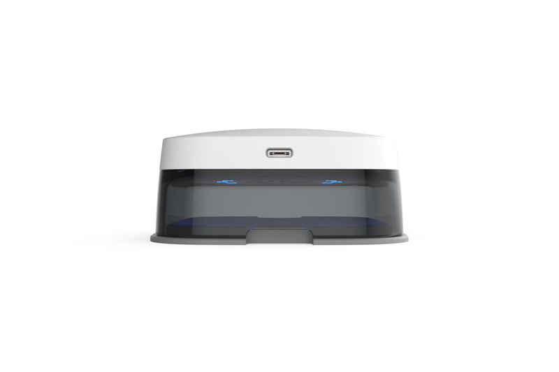 flow-med Dry-Turbo cd 2.1 UV - Hearing Aid Dehumidifier - Also for Rechargeable Hearing Aids - Medical Device - UV LED - Powerful Fan - Dry in 30 min - Automatic Stop - USB-C - German Development