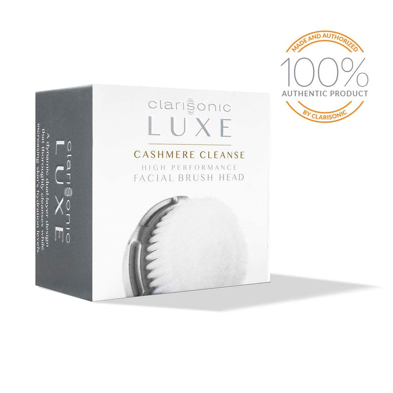 [Australia] - Clarisonic Luxe Cashmere Facial Cleansing Brush Head Replacement | Compatible with Mia 1, Mia 2, Mia Fit, Alpha Fit, Smart Profile Uplift and Alpha Fit X | 2 Pack 2 Count (Pack of 1) 