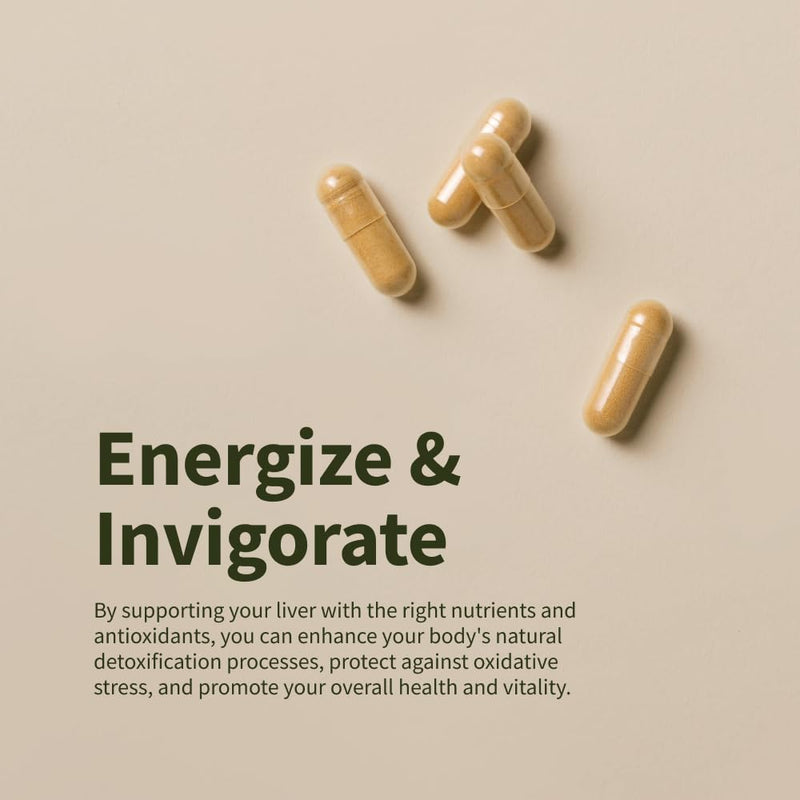 [Australia] - Snap Supplements Liver Health & Detox Supplement - Naturally Supports Liver and Digestive Health, 60 Vegetarian Capsules (1 Month Supply) 60 Count (Pack of 1) 