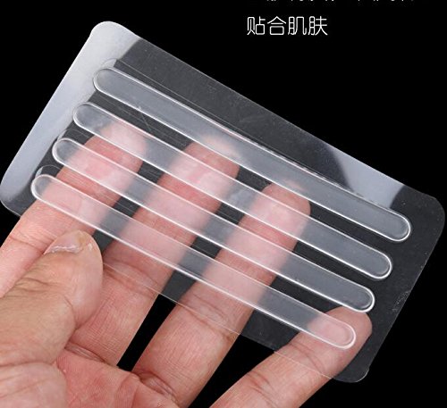 [Australia] - 6 Sheets (24PCS) Clear Silicone Thin Adhesive Tape Anti-wear Back foot sticker High Heel Shoes Cushion Care For Women Lady Girls 