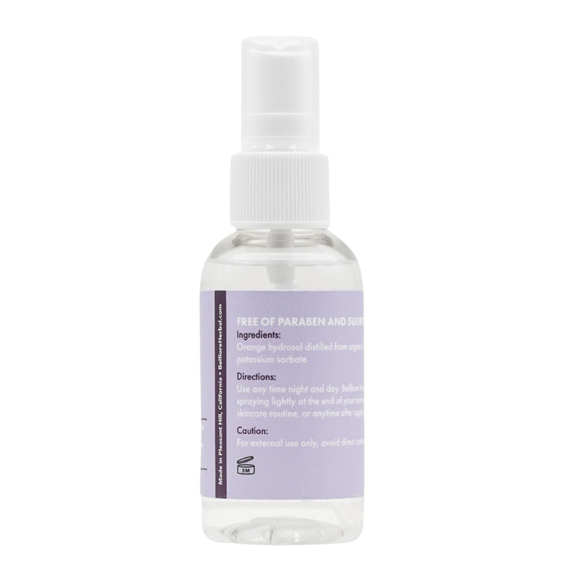 Vitamin C Mist Spray, Organic Face & Body Hydration, 100% Natural Orange Plant Extracts, Vegan non-GMO, 2 ounce