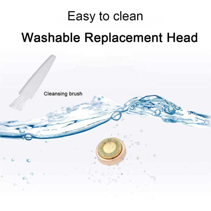 [Australia] - Facial Hair Remover Replacement Heads: Compatible with Finishing Touch Flawless Facial Hair Removal Tool for Women As Seen On TV 18K Gold-Plated Rose Gold (Generation 1 Single Halo) Generation 1 Single Halo 