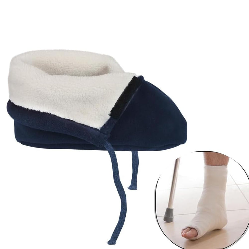 Warmer Cast Sock Toe Cover Boots for Feet Outdoor Indoor Cast Protective Sleeve with Drawstring Warm Recovery Men Women Cover L