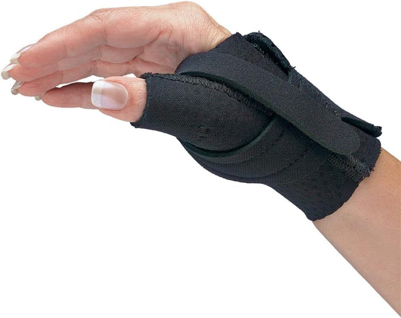 Comfort Cool Thumb CMC Restriction Splint, Right Medium Plus 7-7/8" to 8-1/4" Black - Right Medium+ (Pack of 1)
