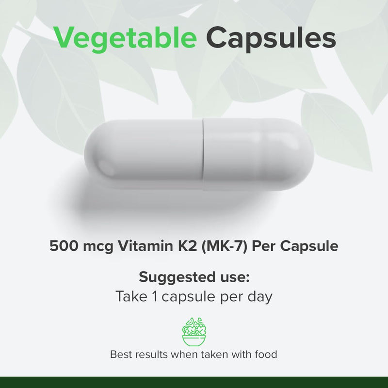 [Australia] - RP Vitamin K2 MK7 250μg capsules | 60 vegan capsules | Bioactive Vitamin K Formula | Manufactured in ISO licensed facilities | GMO-free, gluten-free, dairy-free and allergen-free Raw Powders 