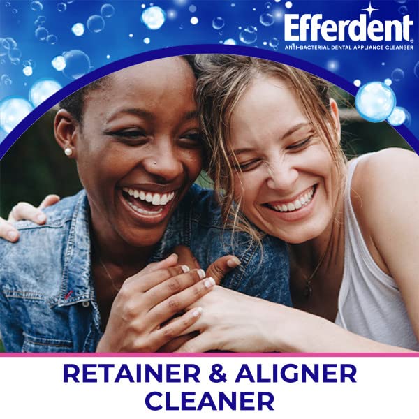 Efferdent Denture Cleanser Tablets, Complete Clean, Cleanser for Retainer and Dental Appliances, 44 Count, (Pack of 2) 44 Count (Pack of 2)