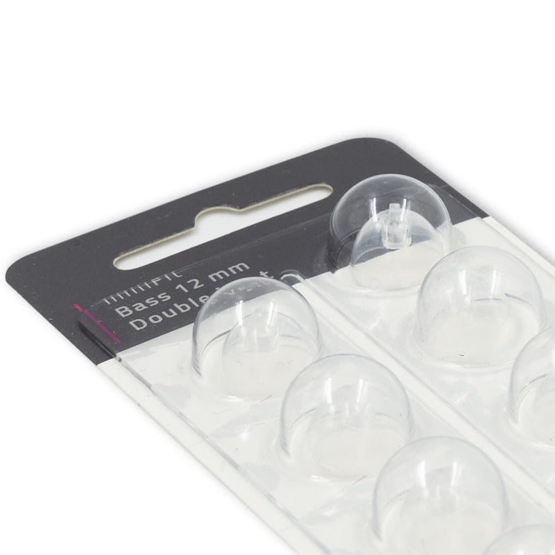 MiniFit Bass Double Vent Dome Hearing Aid Domes Compatible with Oticon (12mm) 12mm