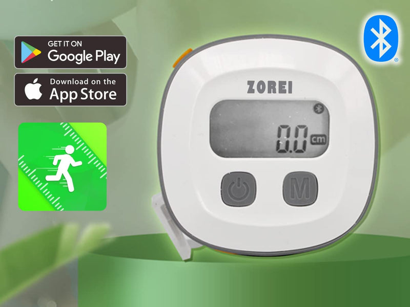 [Australia] - Body Measurement Tape Measure, Smart Tape Measure with App, Body Measurement Tape 150cm, Tape Measure with Bluetooth for Bodybuilding Fitness 