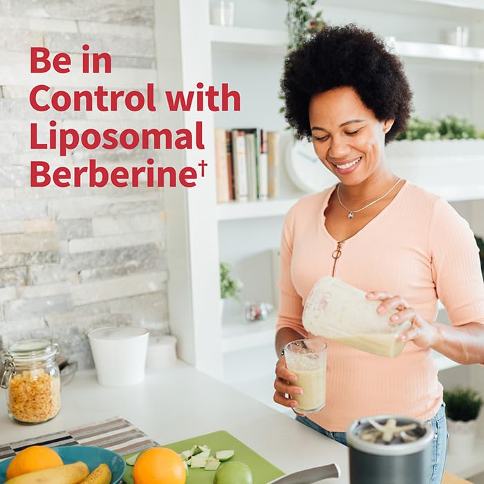 [Australia] - Garden of Life Liposomal Berberine and Chromium Picolinate for Already Healthy Blood Sugar, Glucose Metabolism and Cholesterol—Probiotics for Easy Digestion—Non GMO, Gluten Free, Kosher, 30 Servings 