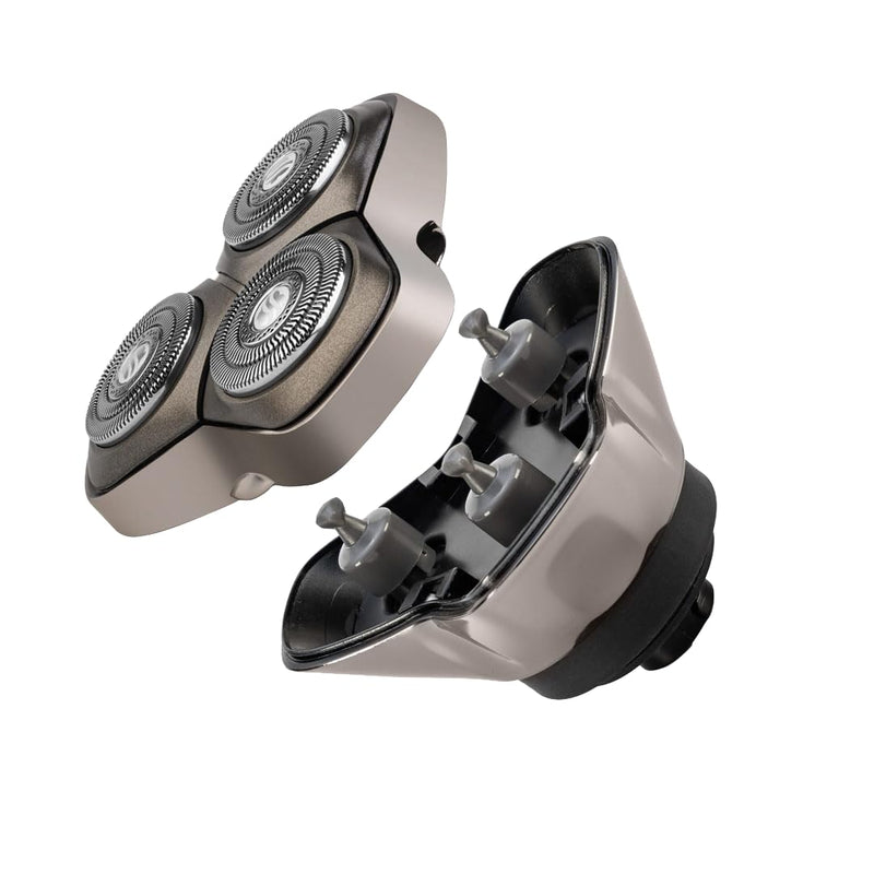 Skull Shaver Baron PRO 3 Head Replacement Blade - Faster Shaving - Hypoallergenic Stainless Steel - Contour Flex Design - Built-in Vacuum - Easy to Clean