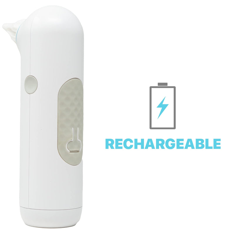 [Australia] - Whisper Ear Dryer | USA | Rechargable Ear Water Drying Aid with Red Light Therapy Delivers Gentle Warm Air to The Ear to Combat Annoying Swimmers Ear Infections as an Ear Fluid Remover 