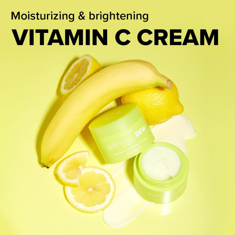 I DEW CARE Vitamin C Face Moisturizer - Say You Dew | Korean Skin Care Routine Panthenol, Niacinamide, Non-irritating, Hydrate and Illuminate Glass Smoother Skin, 1.69 FL Oz 01 Say You Dew