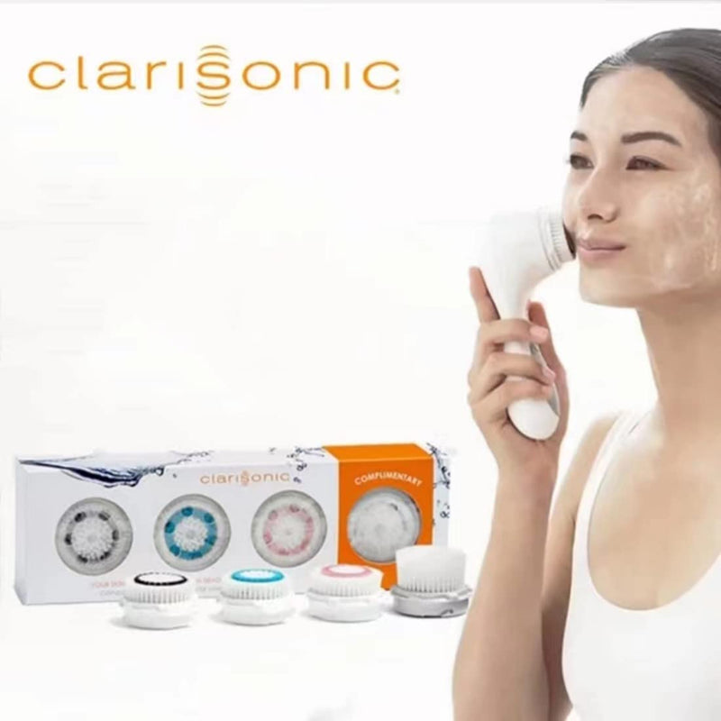 [Australia] - Clarisonic Brush Head Replacement Set Compatible with Mia 1, Mia 2, Mia Fit, Alpha Fit, Smart Profile Uplift and Alpha Fit X, 4 Count 