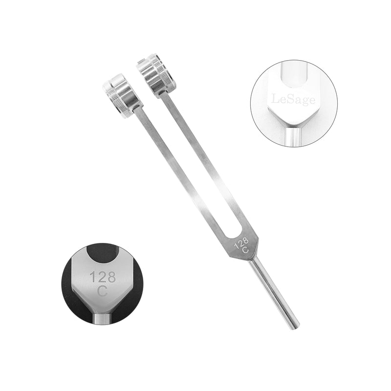 [Australia] - Otto 128 Hz Tuning Fork Medical Weighted Biosonics Tuning Forks for Healing 128 Hertz Sonic Slider Diapason Medical Tuning Fork C128 F Sharp Tuning Fork 128HZ 
