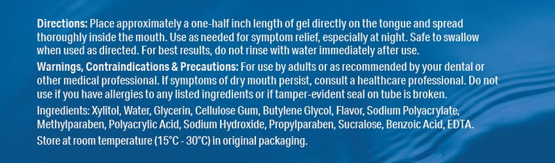 [Australia] - Allday Dry Mouth Gel - Maximum Strength Xylitol, Fast Acting, Non-Acidic (2 Tubes Inside One Box) 