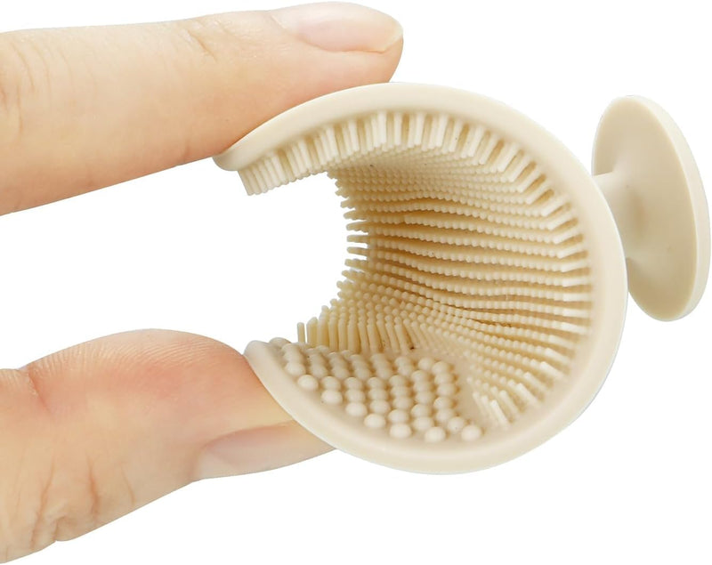 [Australia] - PandaEar 3 Pack Baby Brush and Comb Set Newborn, Silicone Cradle Cap Brush for Babies, Soft Newborn Hair Brush with Soft Goat Bristles, Wooden Toddler Comb Hairbrush Set for Boys and Girls 
