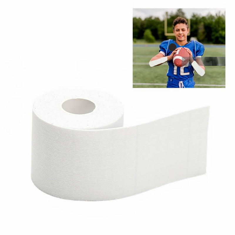 3 Inch Turf Tape Football Youth, Small Turf Tape, Designed for Little Boys, Son, Daughter, Grandson, Ultra Sticky, Protects from Turf Burn, Flexible, Breathable, 10.9 Yards, White