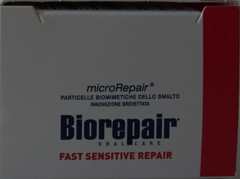 [Australia] - Biorepair: Fast Sensitive Repair Toothpaste with microRepair, New Formula - 2.5 Fluid Ounce (75ml) Tubes (Pack of 3) [ Italian Import ] 