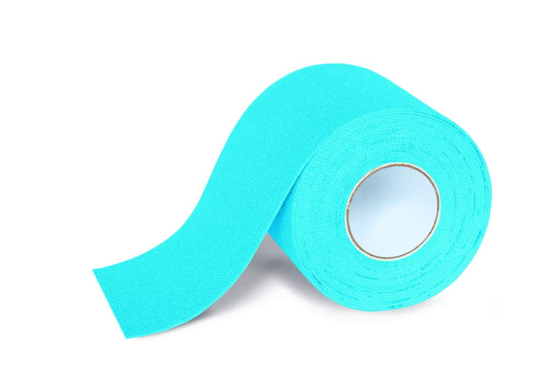 K-Active Kinesiology Tape Classic Blue, Water Repellent and Hypoallergenic, 50 mm x 5 m, 3 Roll 3 Roll 50 mm x 5 m