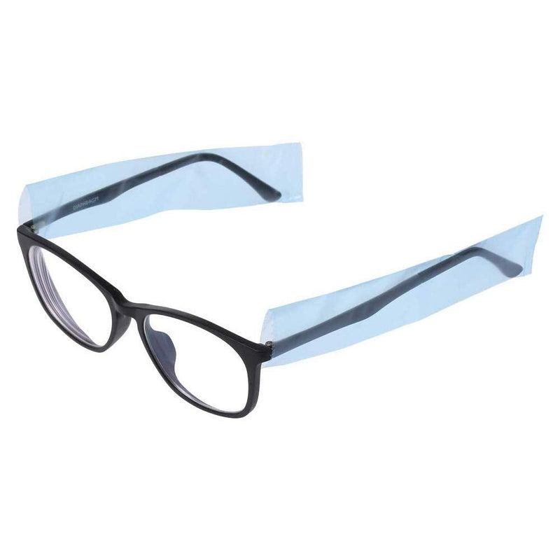 [Australia] - POFET Pack of 200 Disposable Glasses Cases Salon Hair Dye Coloring Protective Covers for Glasses Legs Slim Bag 