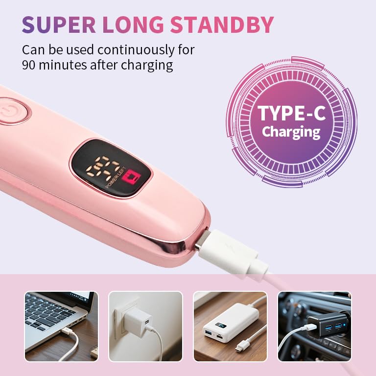 [Australia] - Electric Razors for Women, 5 in 1 Painless Ladies Wet & Dry Body Razors and Facial Hair Remover, Rechargeble Facial and Body Hair Remover for Face Nose Eyebrow Arms Armpit Legs Pubic Area (Pink) Pink 