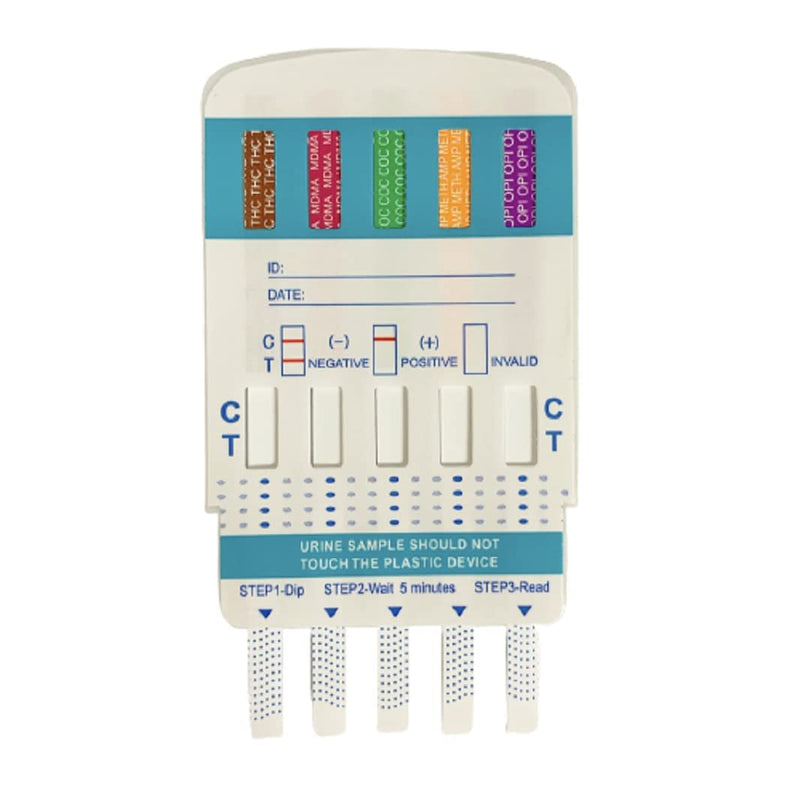 [Australia] - 10 Panel Dip Drug Testing Kit, Test for 10 Different Drugs. (1) 