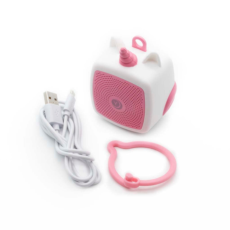 [Australia] - Yogasleep Pocket Baby Soother Unicorn, White Noise Machine, 6 Soothing Sounds & Timer for Better Sleep, includes Brown Noise & Lullabies, Compact Size for Travel & Child Safe, Must Have Registry Gift 