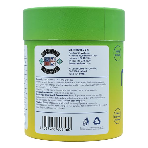 Moosh Mushroom Gummies 3000mg - 60 Gummies (Reishi, Lions Mane, Chaga, Coryceps) Sugar Free, 100% Vegan (Immunity (Chaga)) Immunity - Chaga