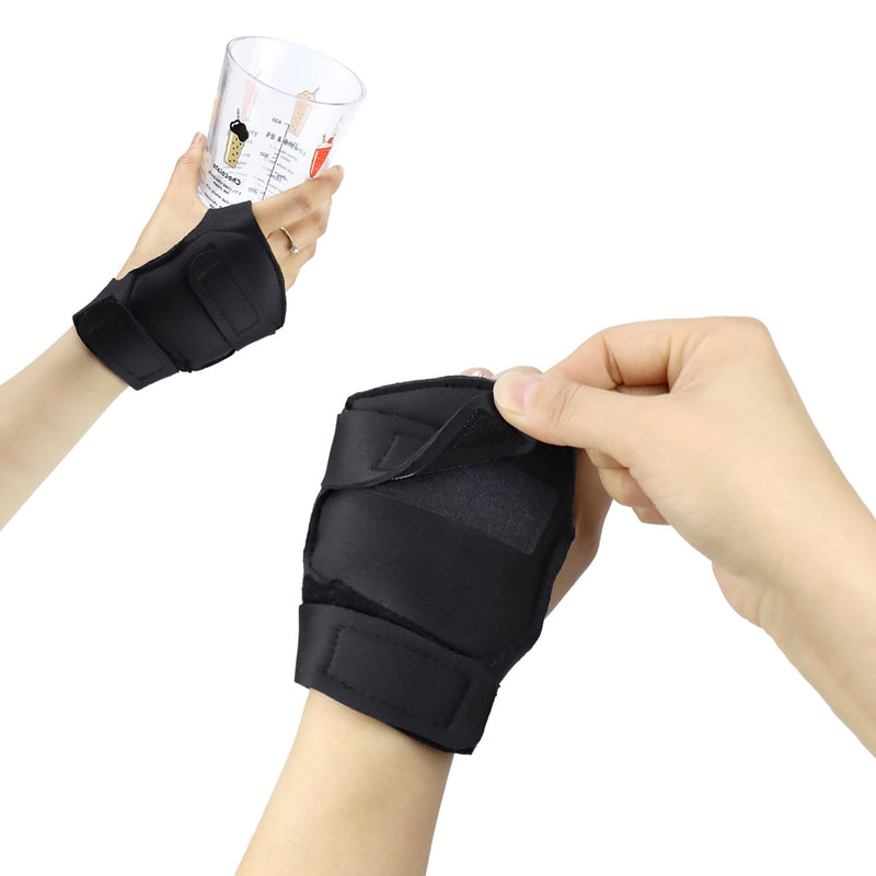 [Australia] - 1 Pair Weighted Gloves for Tremors Hand Weighted Utensils Provide Hand Stability Adjustable Weighted Hand Writing Glove for Parkinson's Essential Tremors Patients 