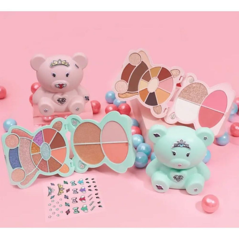 [Australia] - KimChi Chic Teddy Kim Palette - 17 Playful Eyeshadows, 2 Blushes, 2 Highlighters, Cruelty Free Makeup Palette, Girlfriend Pink 1.09oz 01 Girlfriend Pink 