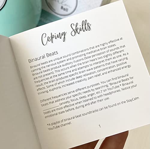 [Australia] - The Calm Ball ‚Äì Therapist-Designed Coping Skills Magic 8 Ball with 20 Calming Strategies & Guidebook ‚Äì Emotional Regulation Tool & Mental Health Gift for Teens, Adults, Therapists & Classrooms 