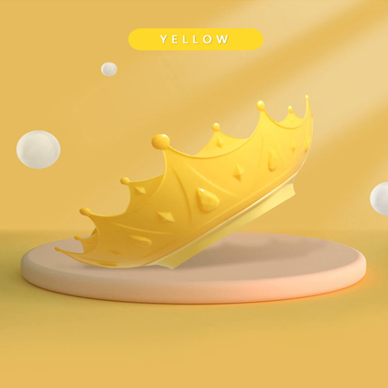[Australia] - Baby Shower Cap Waterproof Shampoo hat for Children Toddler Girls Boys Protect ears eyes.Adjustable Silicone Bathing Crown. 