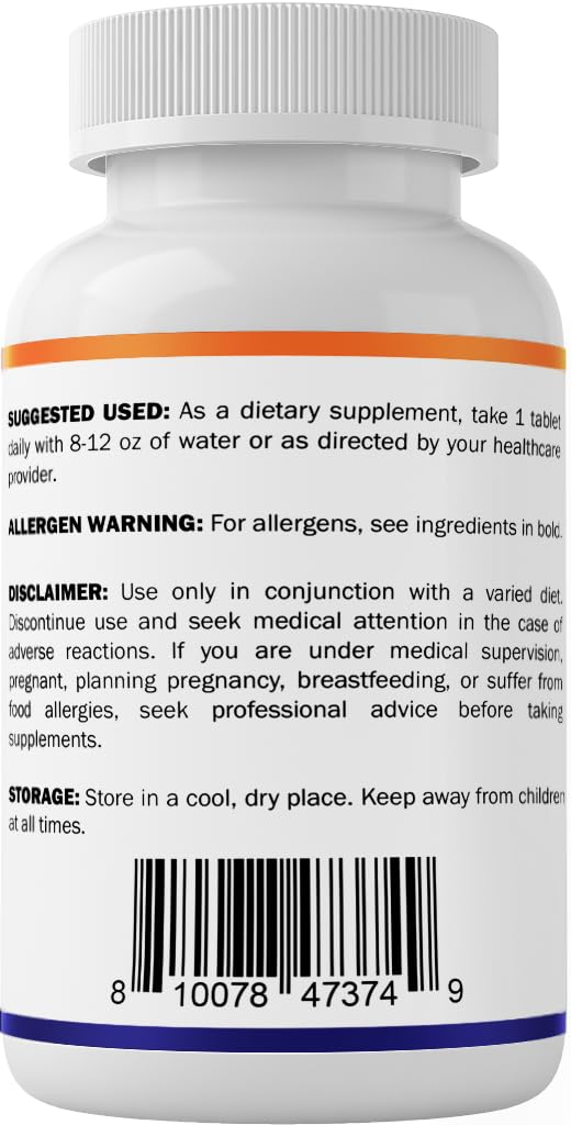Vitamatic Biotin 5000mcg (5 mg) for Stronger Hair, Skin & Nails - 365 Vegan Tablets- Also Called Vitamin B7