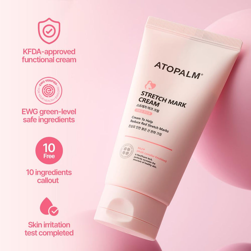 [Australia] - ATOPALM Maternity Care Stretch Mark Cream, 150ml 5 Fl Oz, Canola Oil Postpartum Skin Care| Pregnancy Red Lines Relief | Skin Swelling Elasticity Improvement| Gentle Body Moisturizing | Kbeauty 