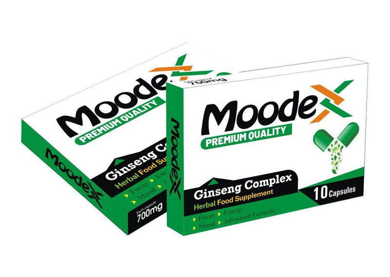 Extra Strong MoodeX Green-New Stronger for Longer Formula for Men - Ultra Strong Performance Enhancing Pills, Stamina Endurance Booster Green Supplement Pills for Men - 10 Ginseng Capsules 700MG